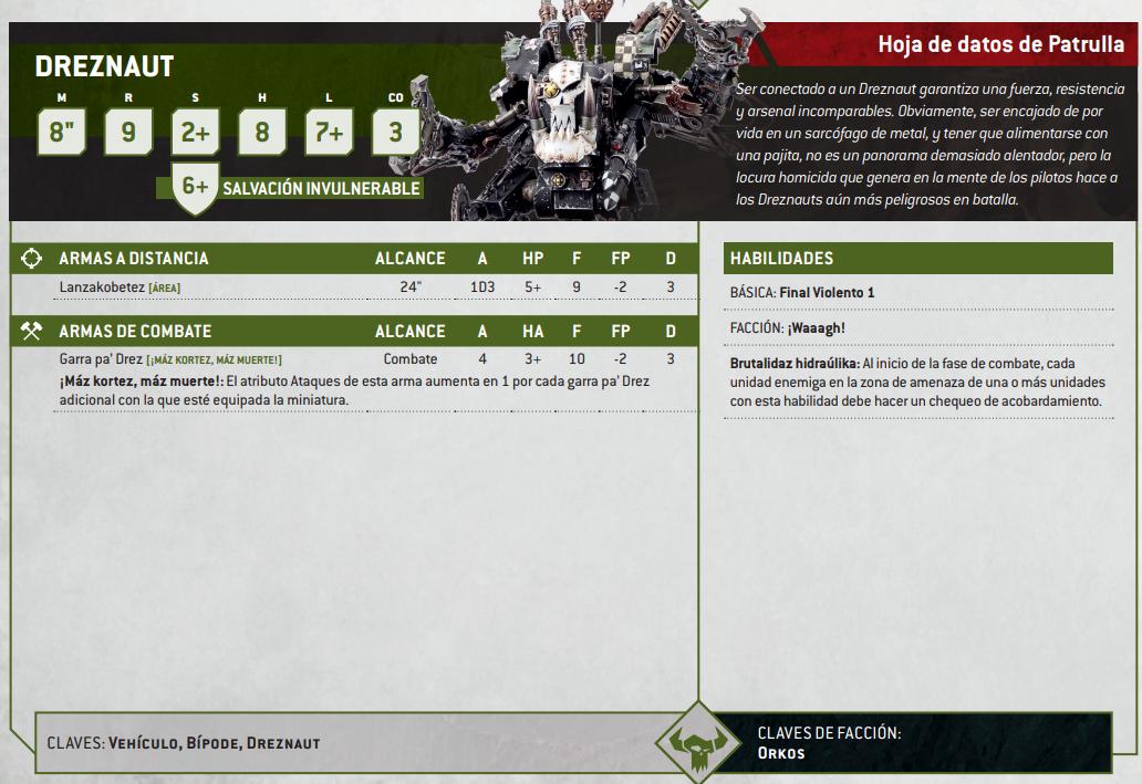 Miniatura Hoja de Datos Dreznaut