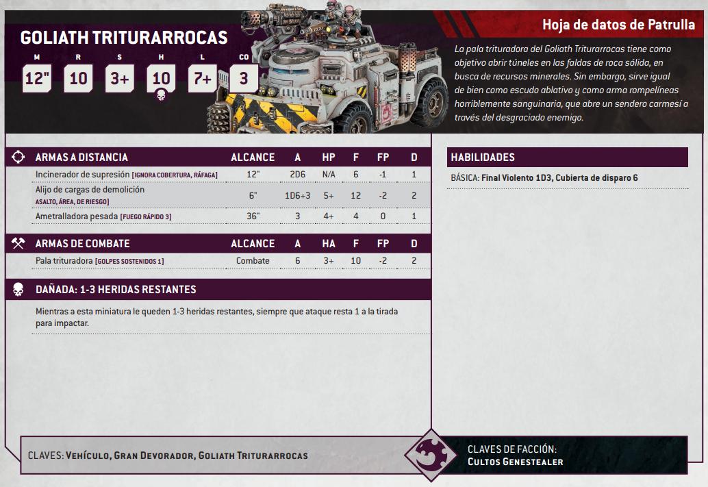 Miniatura Hoja de Datos Goliath Triturarrocas