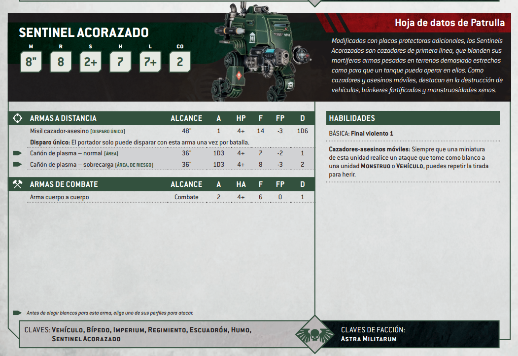 Miniatura Hoja de Datos Sentinel Acorazado