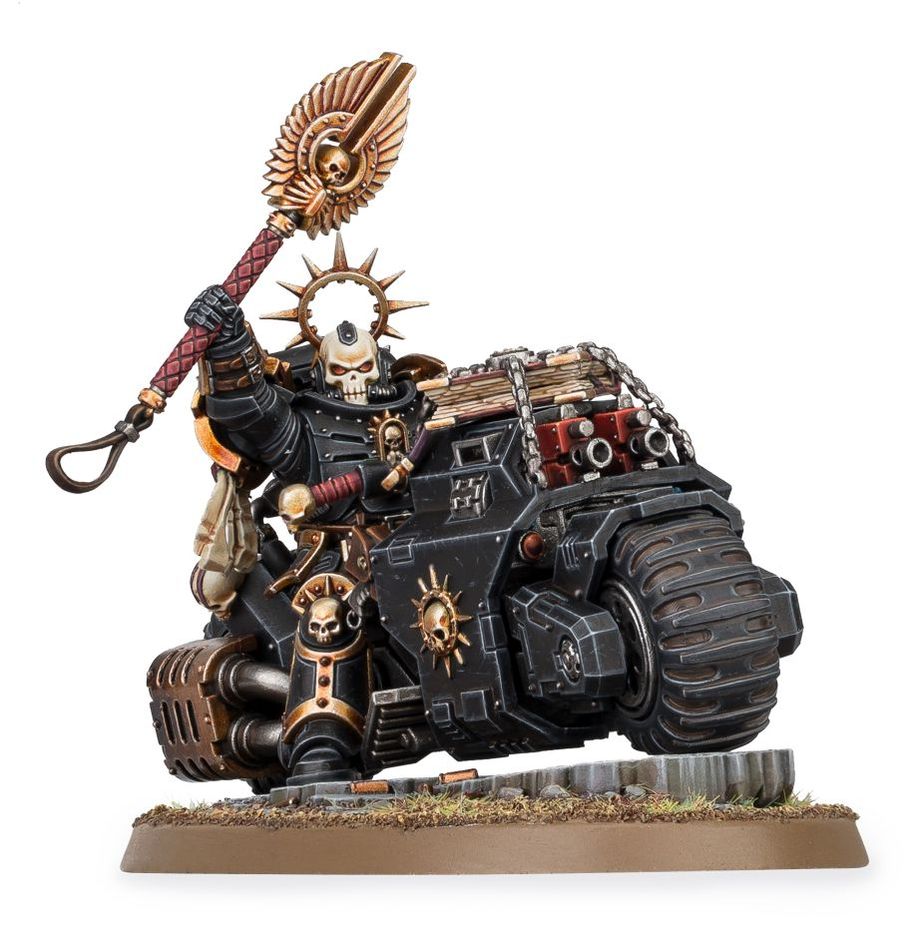 Miniatura Capellán Primaris en Motocicleta